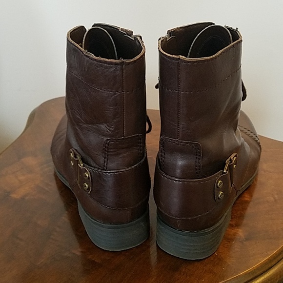 Kelly & Katie brown boots, 8M - Picture 5 of 8